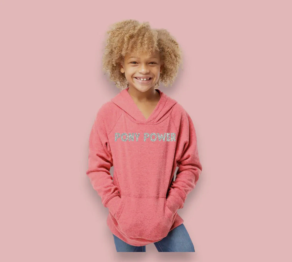 YOUTH PONY POWER HOODIE