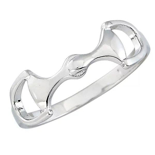 AWST Int'l Sterling Silver Snaffle Bit Ring