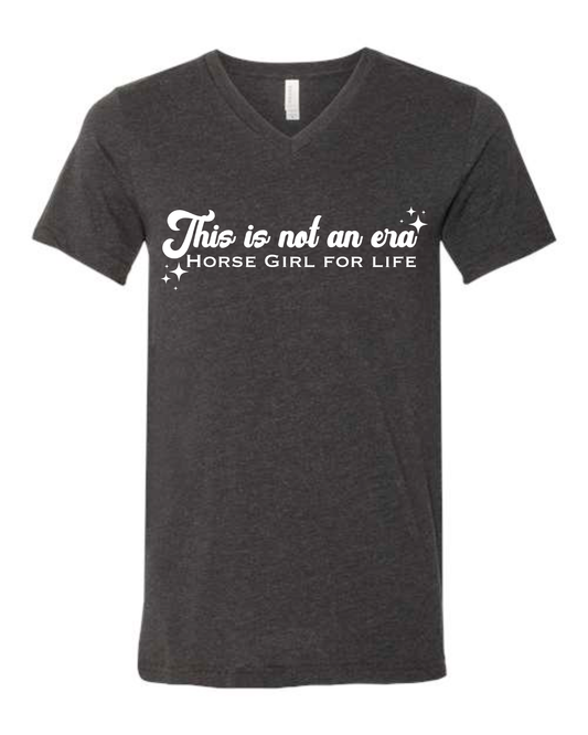 This is Not an Era Horse Girl for Life V-neck Tee