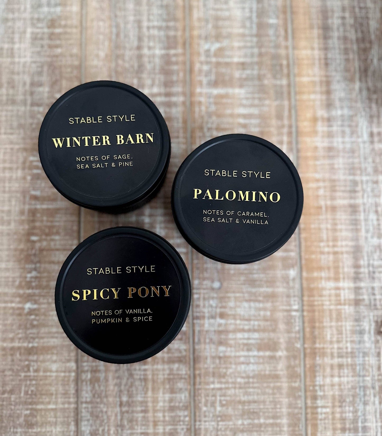 Spicy Pony Soy Wax Seasonal Candle Tin (Pumpkin Spice)