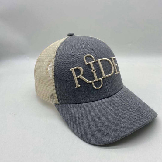 RiDE Equestrian Snaffle Bit Cap - Cream Grey