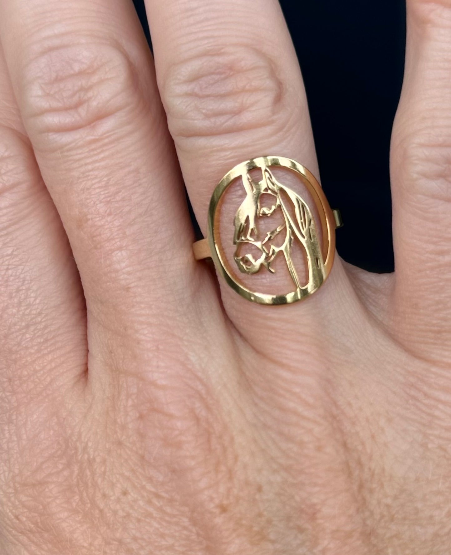 Horse Head Ring