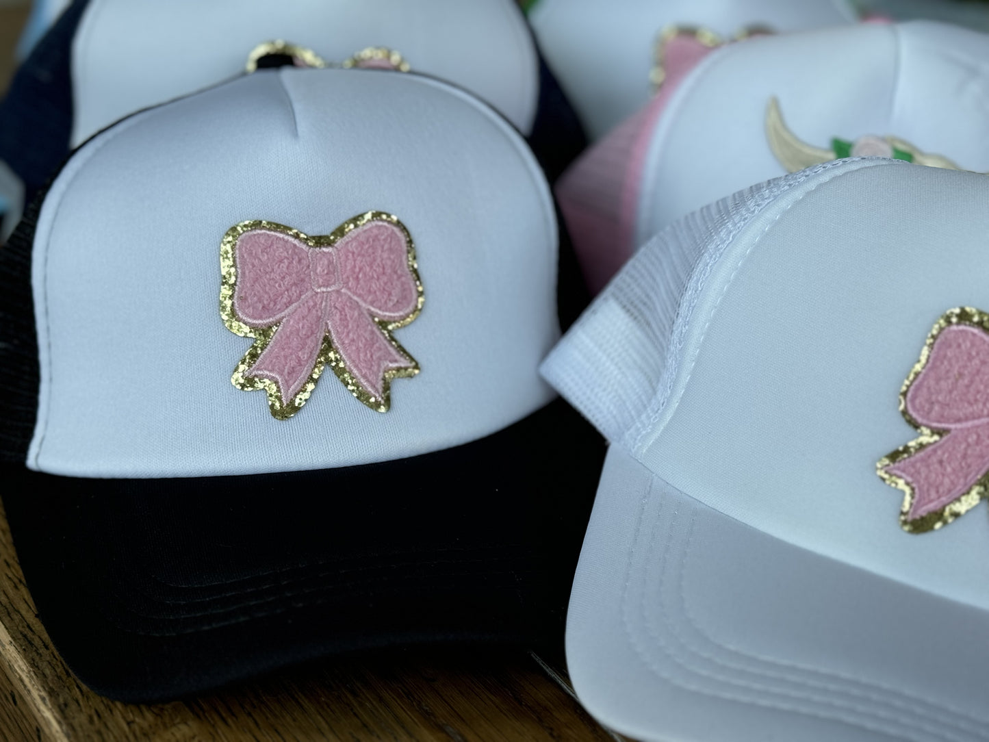 Pink Bow Trucker Hat