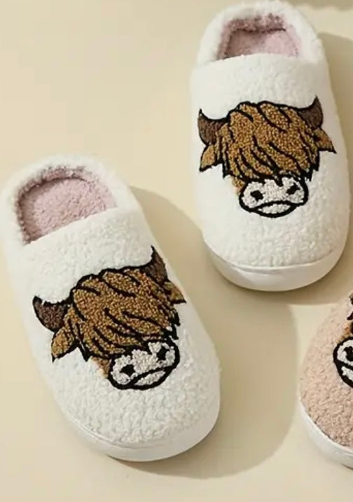 Highland Cow Slippers