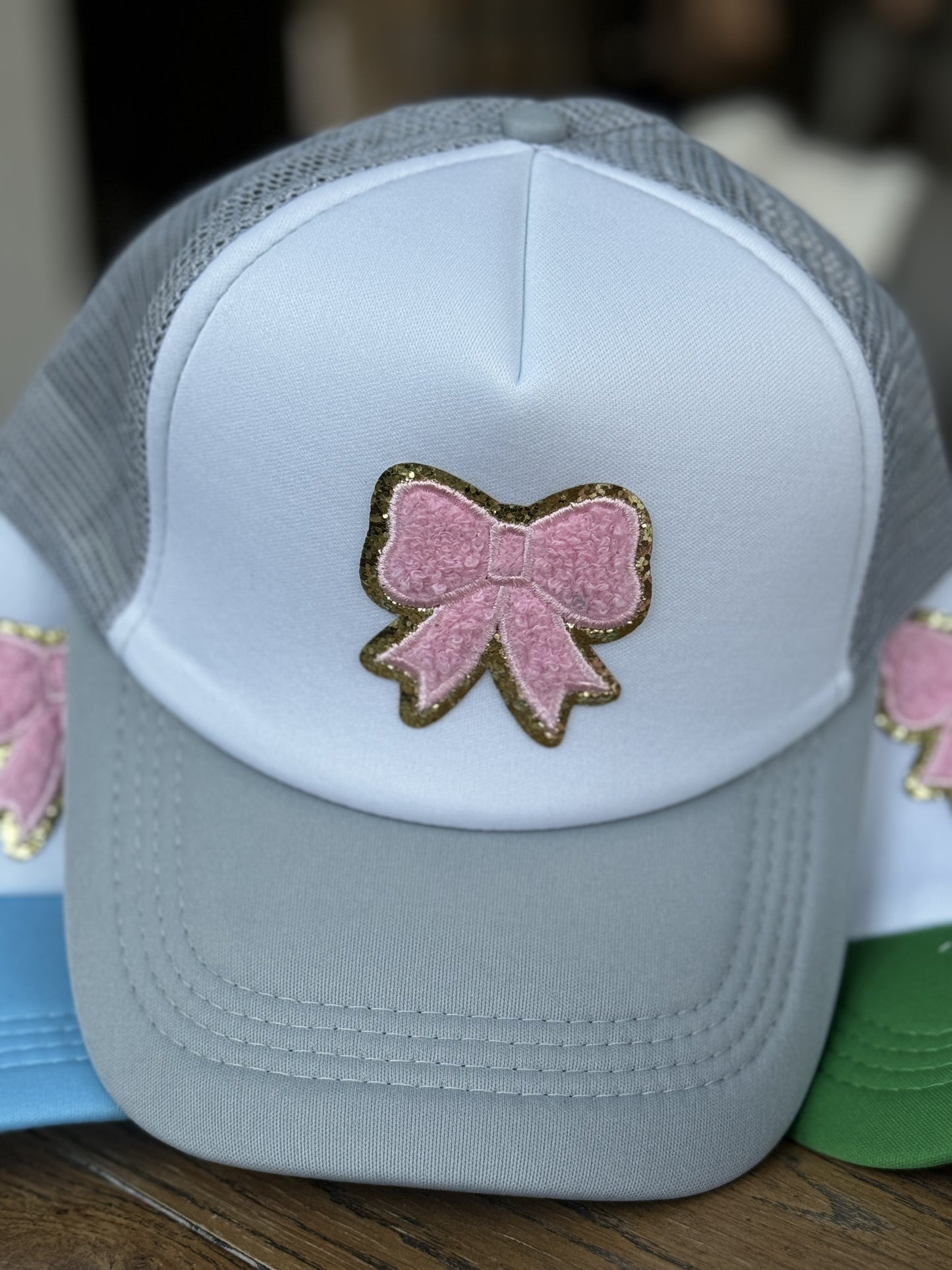 Pink Bow Trucker Hat