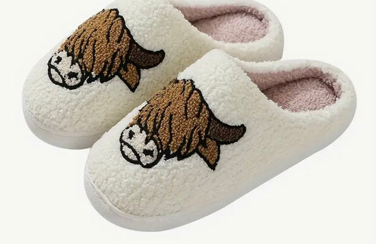 Highland Cow Slippers