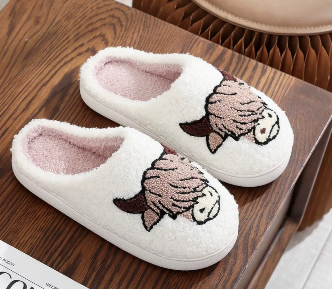 Highland Cow Slippers