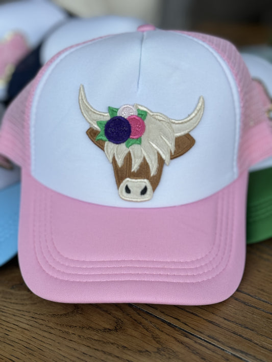 Highland Cow Trucker Hat