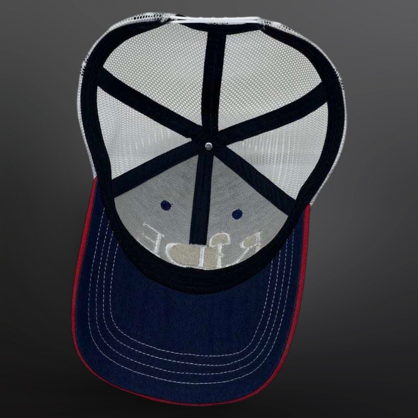 RiDE WHITE & BLUE - Equestrian Cap