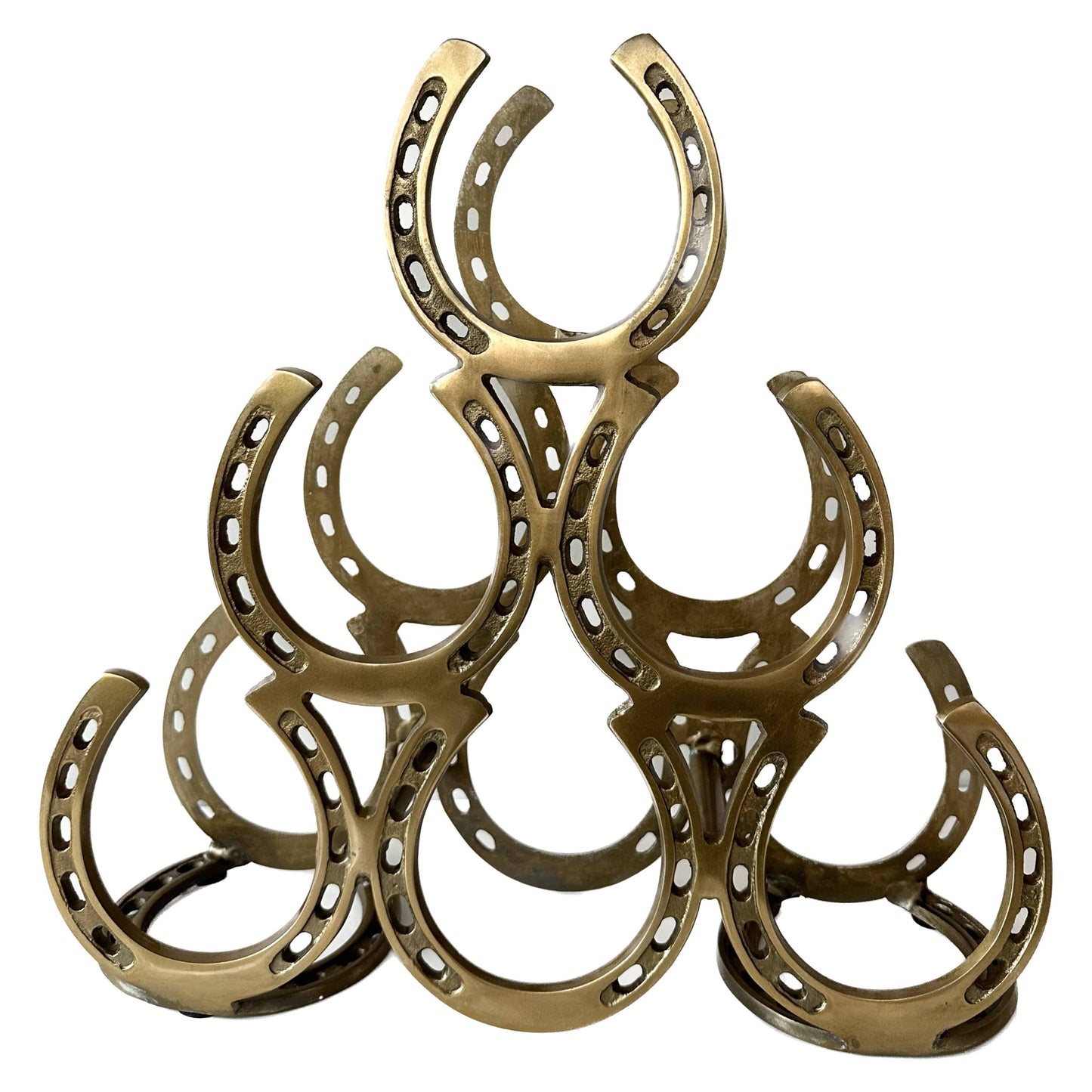 Textured Horseshoe 6-Bottle Holder