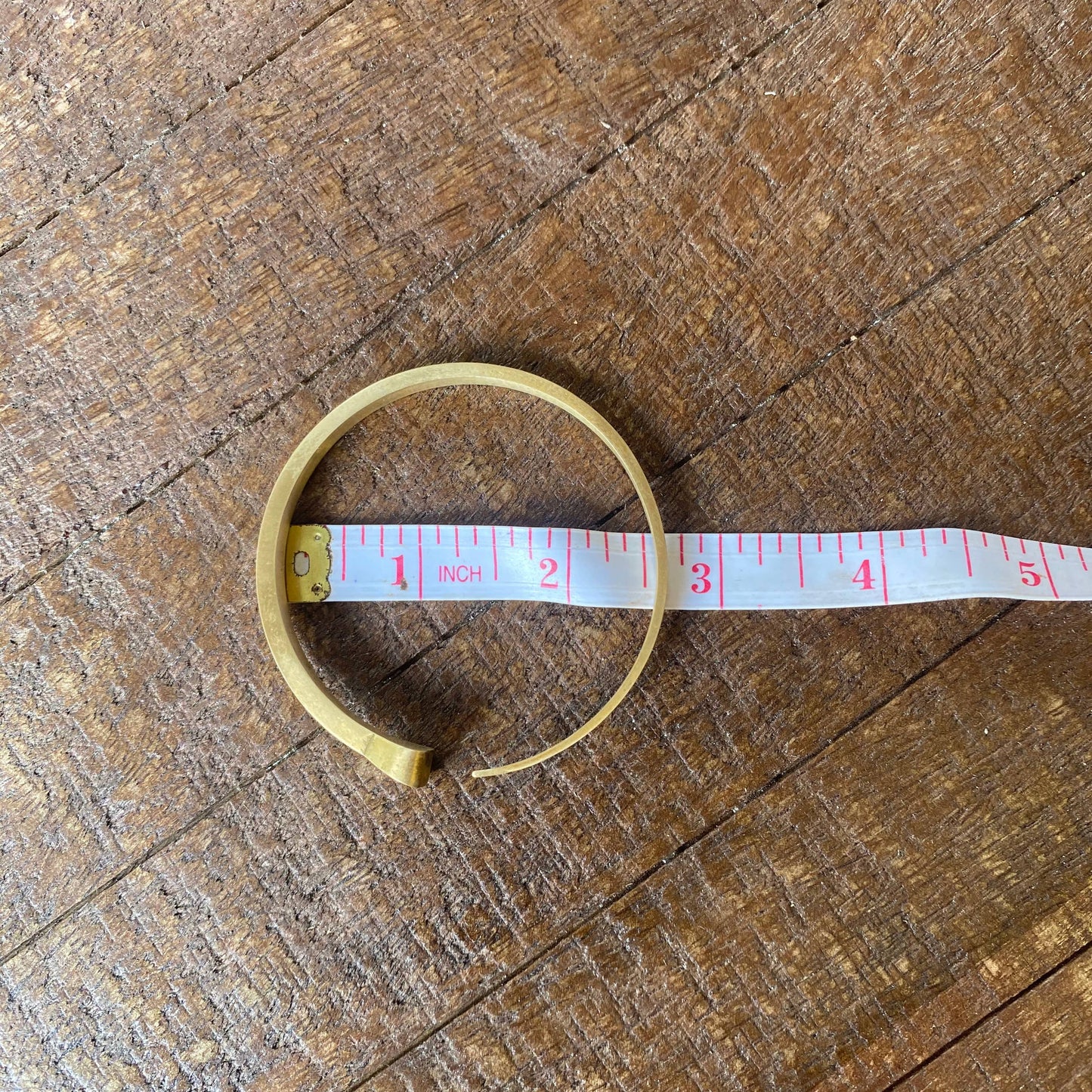 Bronze Horseshoe Nail Bangle