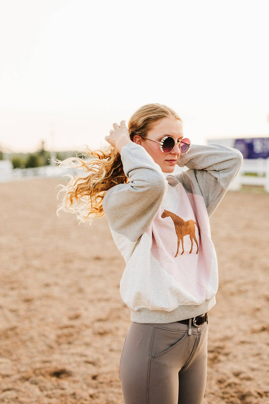 Heart Horse Sweatshirt